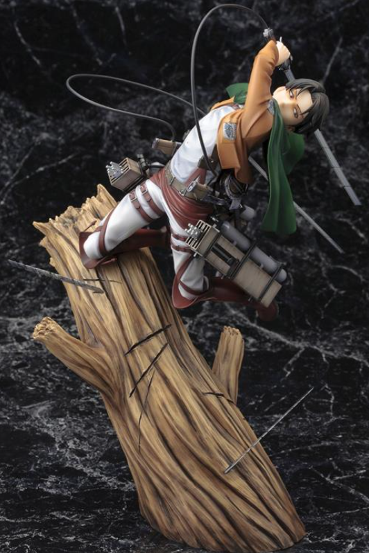 35cm ARTFX J Attack on Titan Figure – Mikasa & Levi PVC Collectible Model Doll